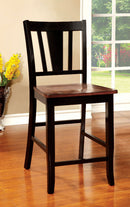 DOVER II Black/Cherry Counter Ht. Chair (2/CTN)