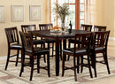 Edgewood II Espresso 7 Pc. Sq. Counter Ht. Table Set