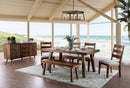 Signe Light Oak 6 Pc. Dining Table Set