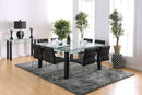 Batesland I Matte Black 9 Pc. Dining Table Set