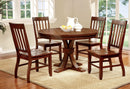 FOSTER I Dark Oak 5 Pc. Dining Table Set