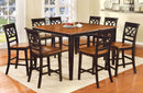 TORRINGTON II Black/Cherry Counter Ht. Table