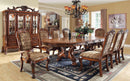 Medieve Antique Oak 7 Pc. Dining Table Set (2AC+4SC)