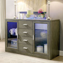 LUMINAR I Gray Server w/ Led Lights