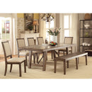 COLETTE Rustic Oak 92" Dining Table