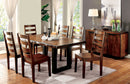 MADDISON Tobacco Oak 7 Pc. Dining Table Set
