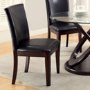 Atenna I Dark Walnut Side Chair (2/CTN)