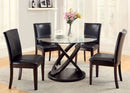 Atenna I Dark Walnut 5 Pc. Dining Table Set