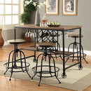 SILVIA I Medium Oak Counter Ht. Table