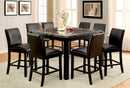 GRANDSTONE II Black/Black 9 Pc. Dining Table Set