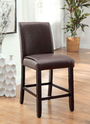 GLADSTONE II Dark Walnut Counter Ht. Chair (2/CTN)