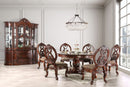 TUSCANY I Antique Cherry 5 Pc. Round Dining Table Set