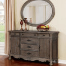 Charmaine Antique Brush Gray Server