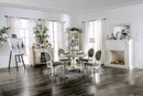 Kathryn Antique White 5 Pc. Round Dining Table Set
