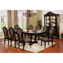 Rosalina Walnut 7 Pc. Dining Table Set (2AC+4SC)