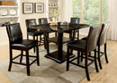 CLAYTON II Dark Cherry/Black Counter Ht. Table