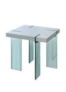 Thorold White End Table