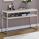 Olle Natural/Chrome Sofa Table