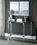 Beaumaris Clear/Chrome Sofa Table