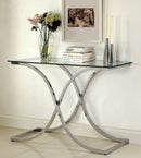 LUXA Chrome Sofa Table