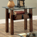 PENNY Medium Weathered Oak End Table