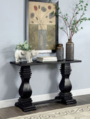 Mirabel Antique Black Sofa Table