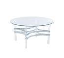 Tirso Chrome Round Coffee Table