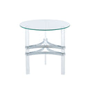 Tirso Chrome Round End Table