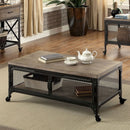 Ursula Distressed Gray Coffee Table