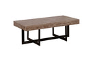 Sawyer Gray Wash/Sand Black Coffee Table