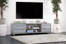 Mccredmond Hand Painted Silver 72" TV Stand