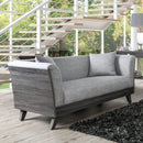 Cailin Light Gray/Gray Love Seat