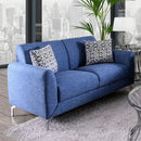 Lauritz Blue Love Seat