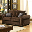 RYDEL Brown Love Seat