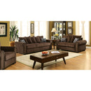 RYDEL Brown Sofa + Love Seat