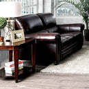 Edmont Brown Love Seat