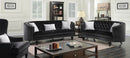 Manuela Black Sofa + Love Seat