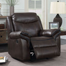 Chenai Brown Glider Recliner