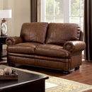RHEINHARDT Brown Love Seat, Brown