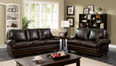 REINHARDT Dark Brown Sofa + Love Seat