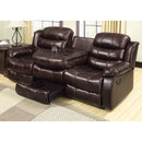 Berkshire Rustic Brown Sofa + Console Table