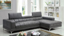 Bourdet II Gray Sectional, Gray