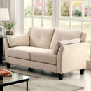 YSABEL Beige Love Seat, Beige (K/D)