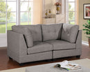 Pencoed Light Gray Love Seat