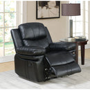 Listowel Black Recliner
