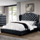 MONROE Black E.King Bed