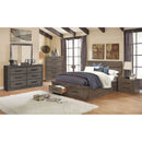 Oakburn Weathered Warm Gray 5 Pc. Queen Bedroom Set w/2NS&Jewelry box