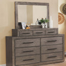 Oakes Weathered Warm Gray Dresser w/ Jewelry Box