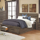 Oakes Weathered Warm Gray Cal.King Bed