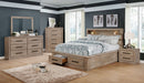 Oakburn Weathered Warm Gray 5 Pc. Queen Bedroom Set w/ Chest &Jewelry